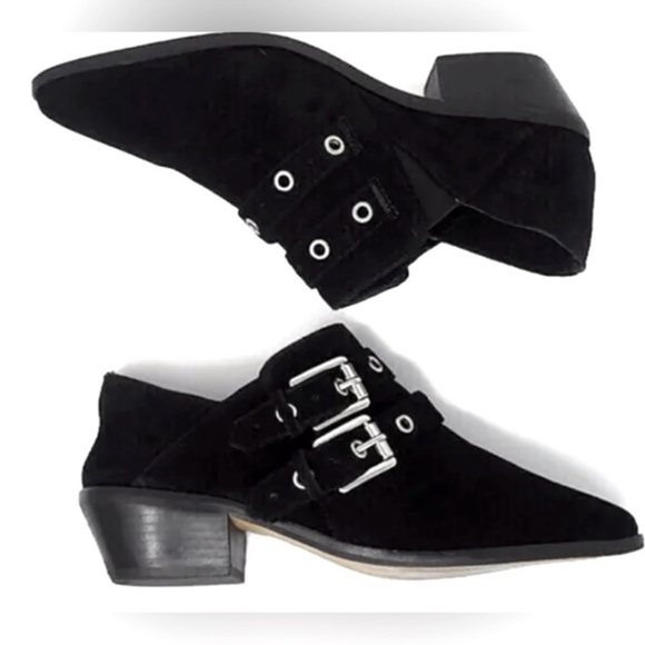 RebeccaMinkoff Austen suede buckle booties - Picture 13 of 14